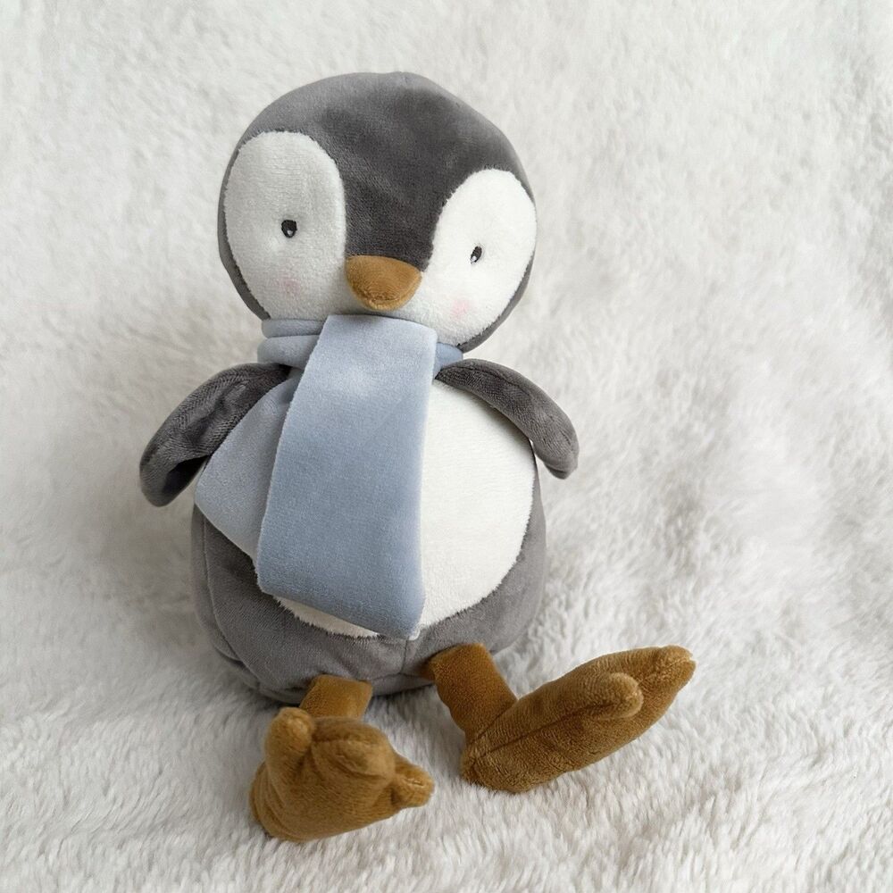 Bunnies By The Bay Snowcone Penguin Bird Plush 10" Stuffed Animal Winter
